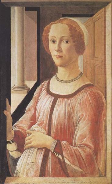 Sandro Botticelli Portrait of Smeralda Brandini china oil painting image